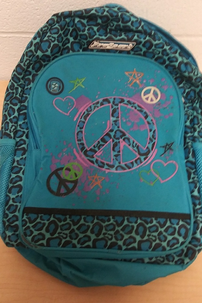 ProSport kids Backpack with peace signs & stars